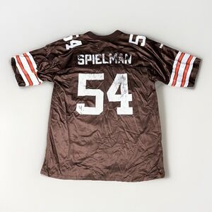 Vintage Cleveland Browns Chris Spielman #54 Puma Jersey Brown Size L NFL